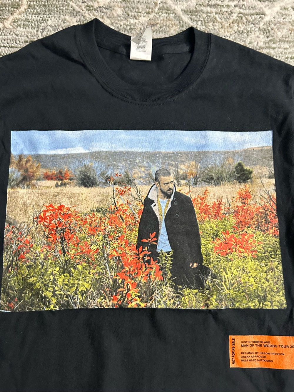 Justin Timberlake Man of the Woods Tour Black Short Sleeve Tee